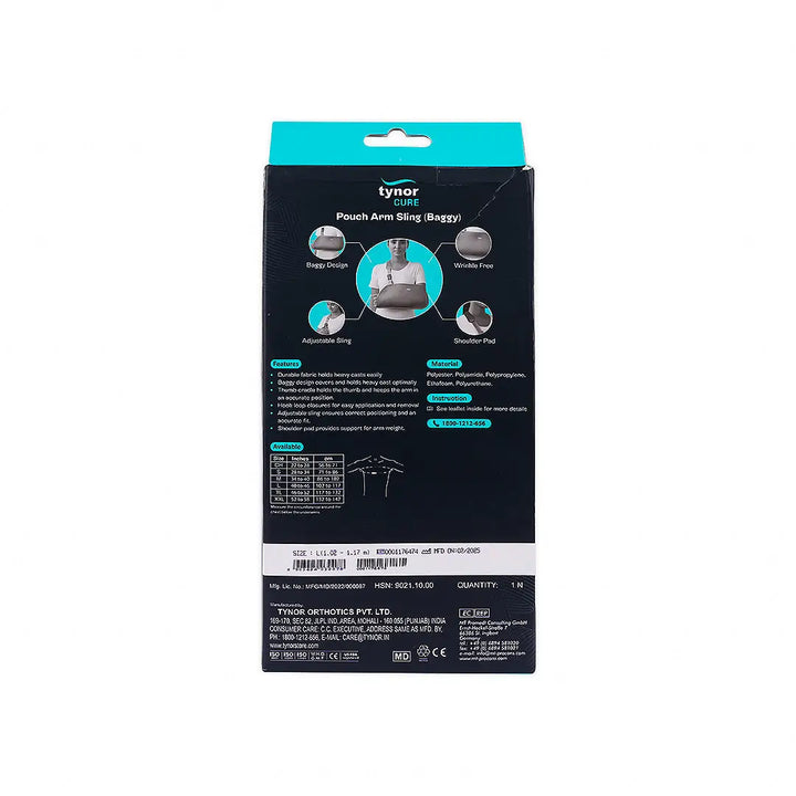 45111-Tynor Arm Sling Pouch Baggy-C06 L +3