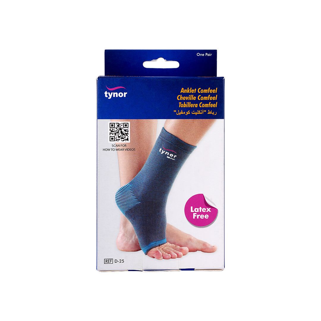 Tynor Anklet Comfeel Pair-D25 S