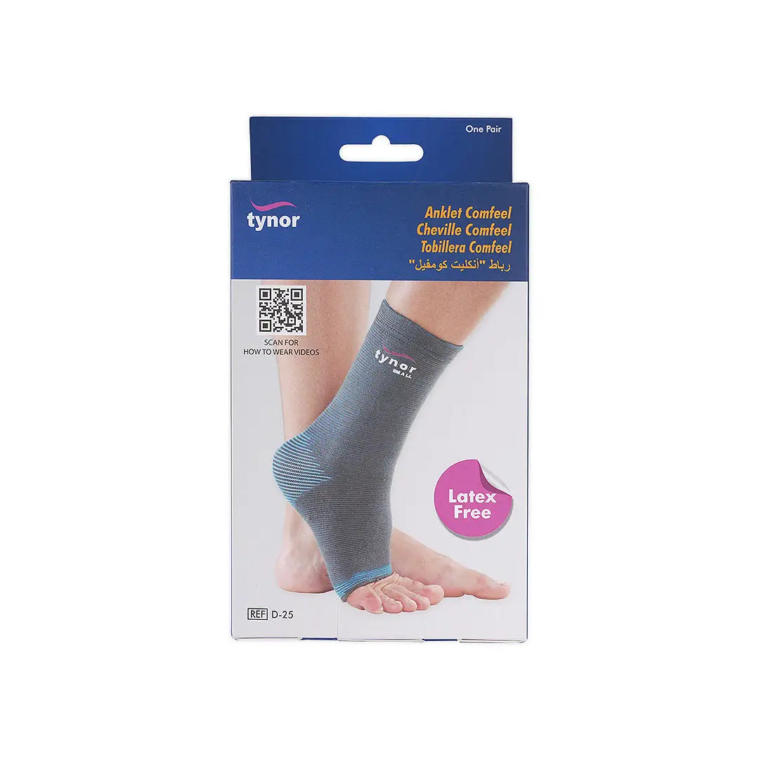 Tynor Anklet Comfeel Pair-D25 M