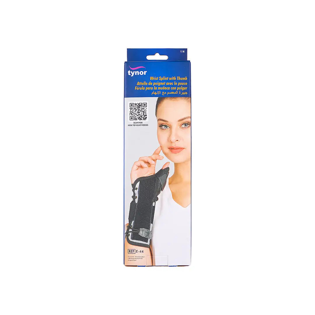 45122-Tynor Wrist Splint With Thumb-E44 M