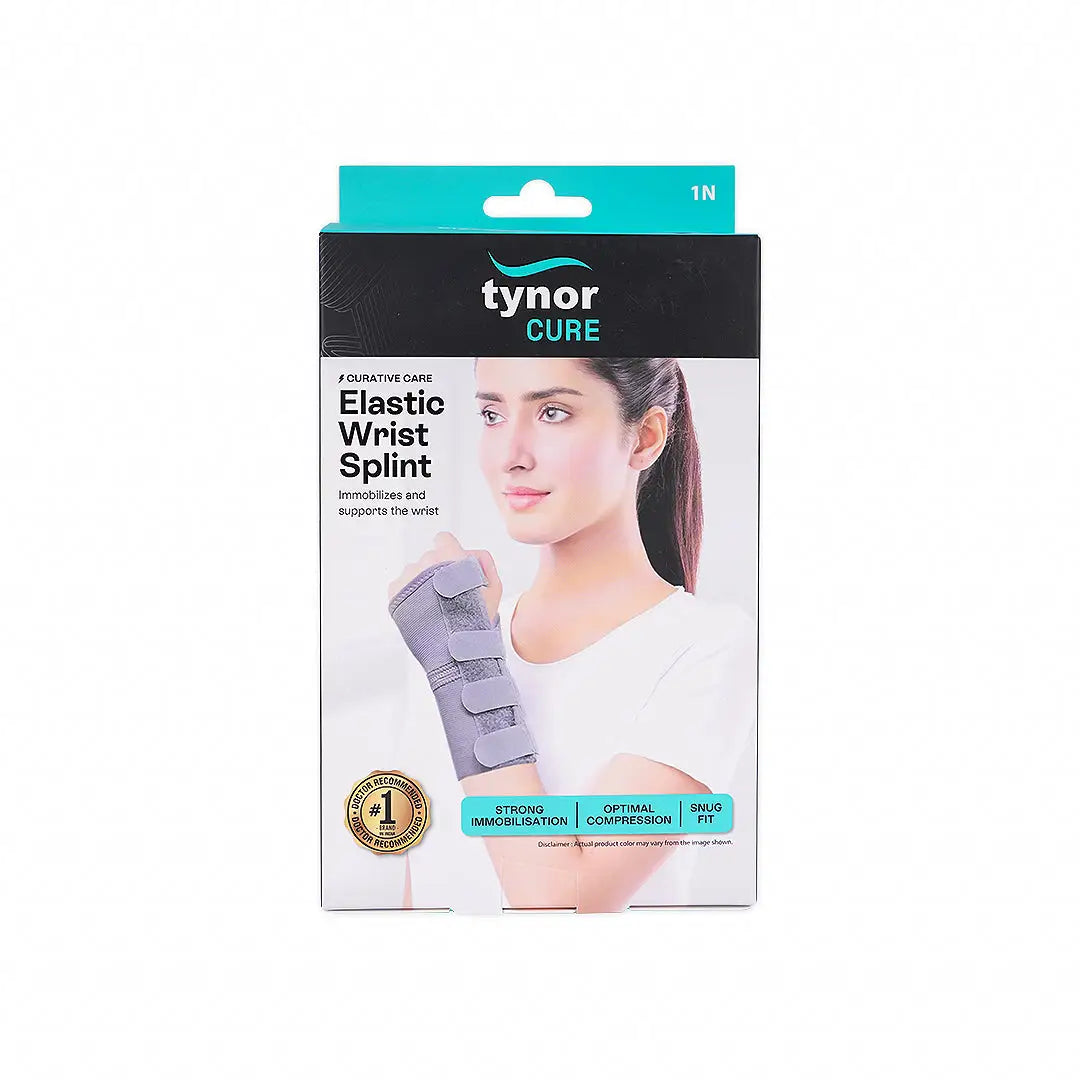 Tynor Wrist Splint Elastic Right-E01 L