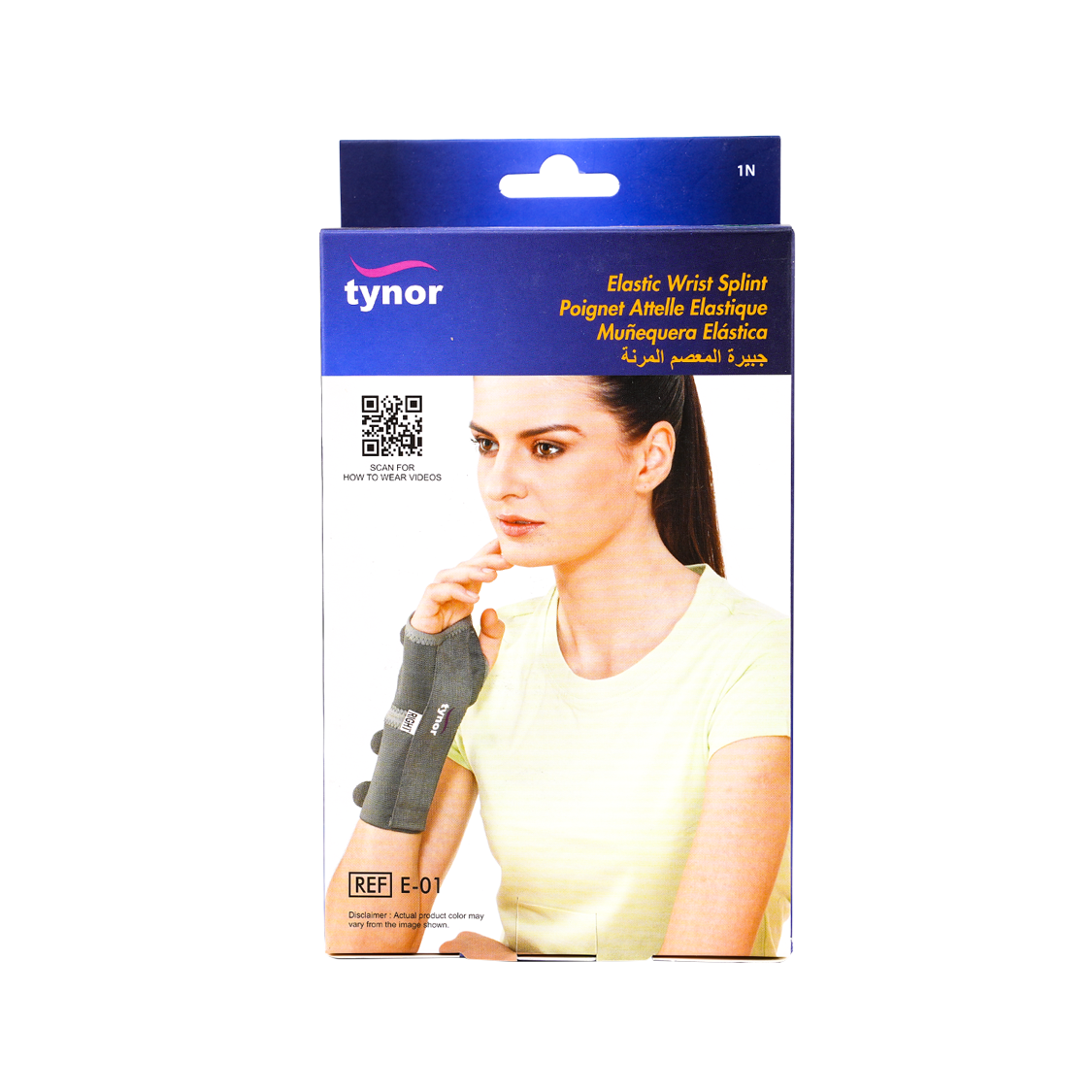 Tynor Wrist Splint Elastic Left-E01 M