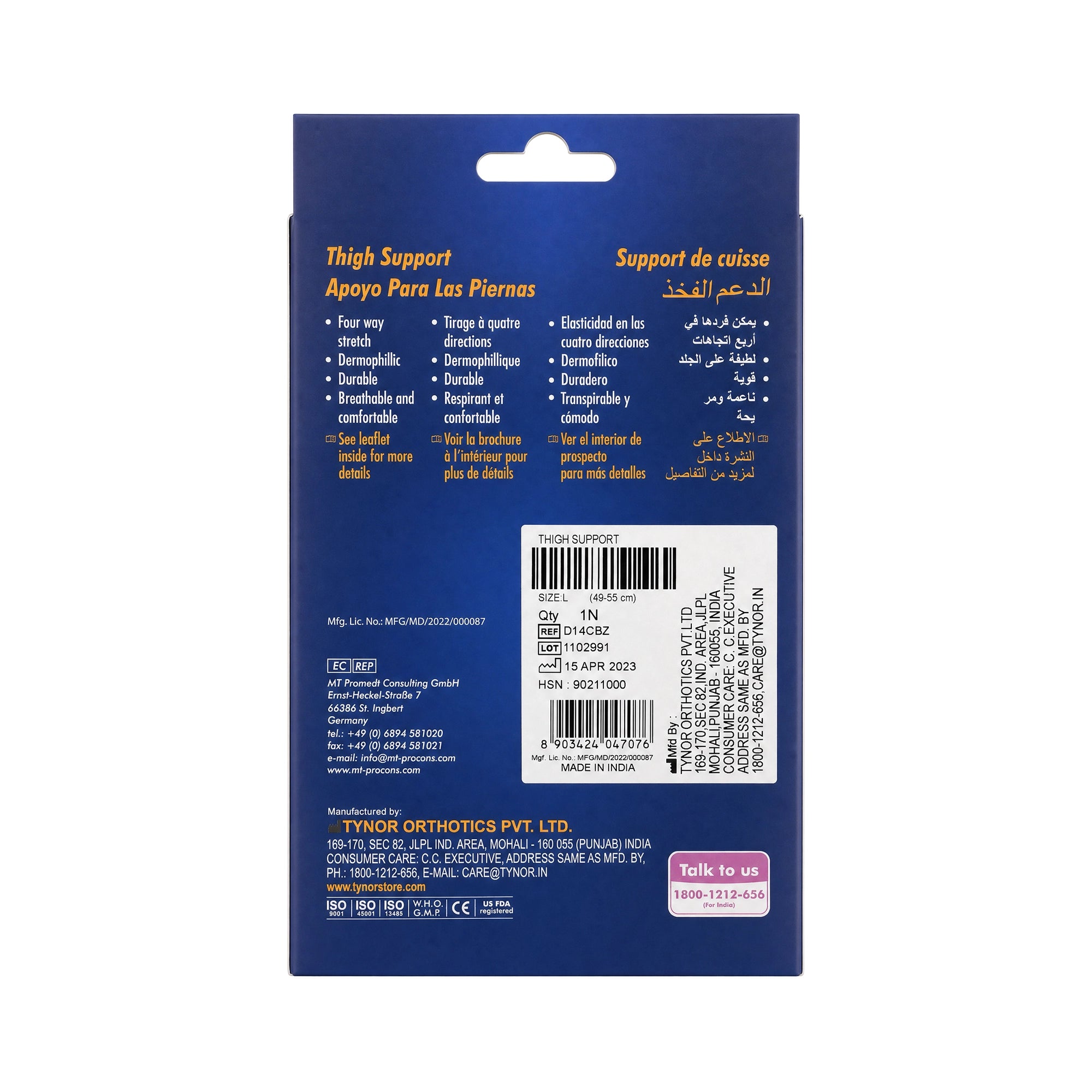 45139-Tynor Thigh Support-D14 L +1