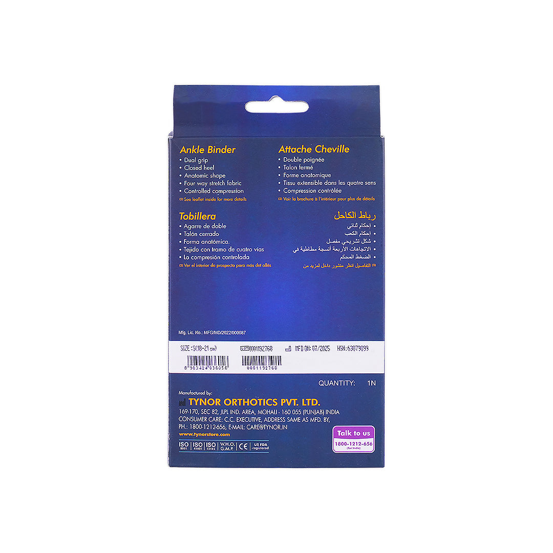 Tynor Ankle Binder-D01 S +4