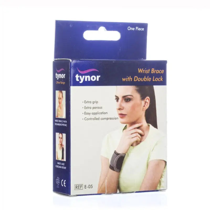 Tynor Wrist Brace with Double Lock-E05 M