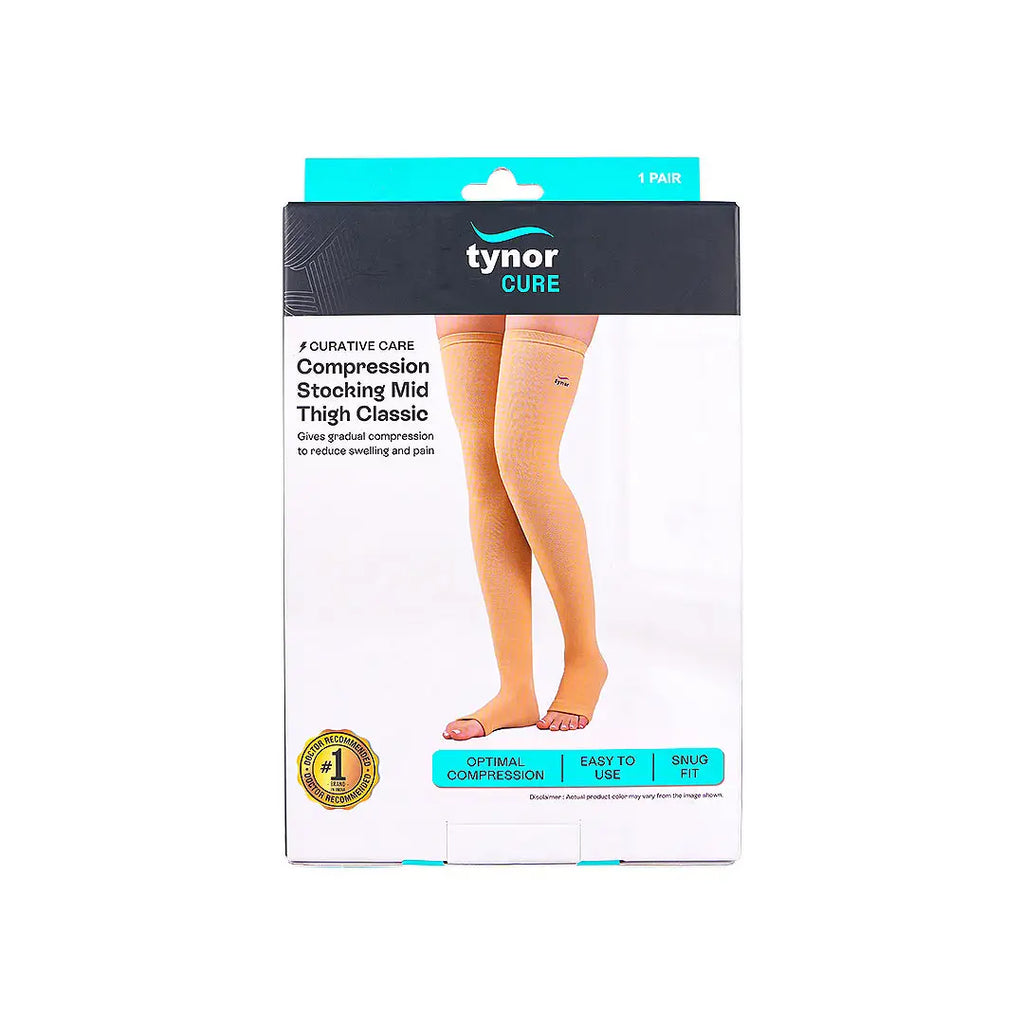 Tynor Stocking Classic Mid Thigh-I15 XL
