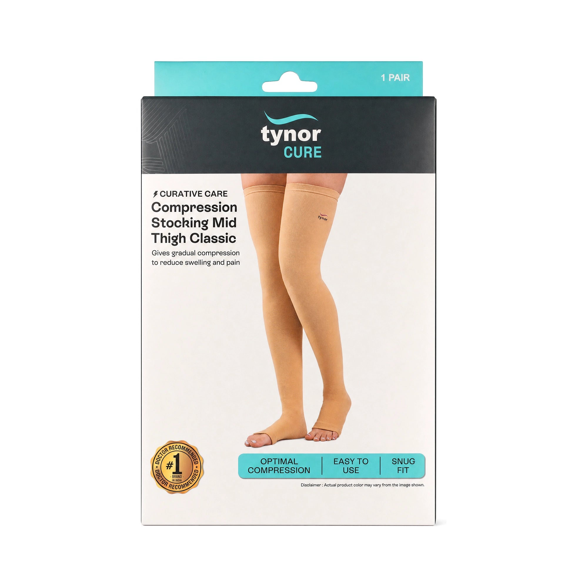 45183-Tynor Stocking Classic Mid Thigh-I15 XXL 