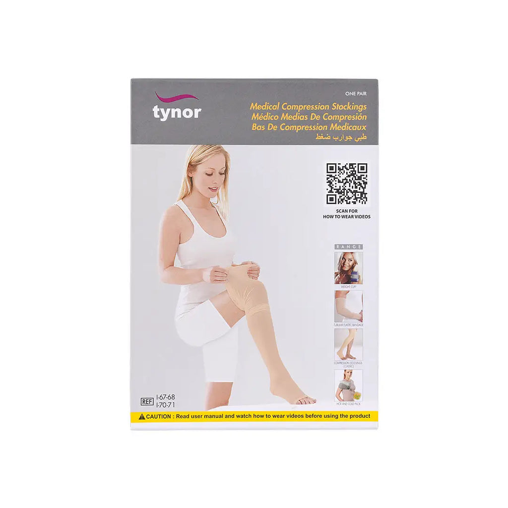 Tynor Leg Stocking Medical Thigh High C2-I70 L