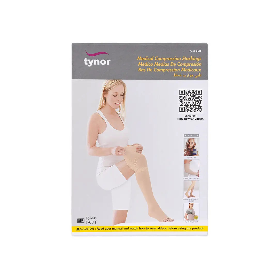 45189-Tynor Leg Stocking Medical Thigh High C2-I70 L