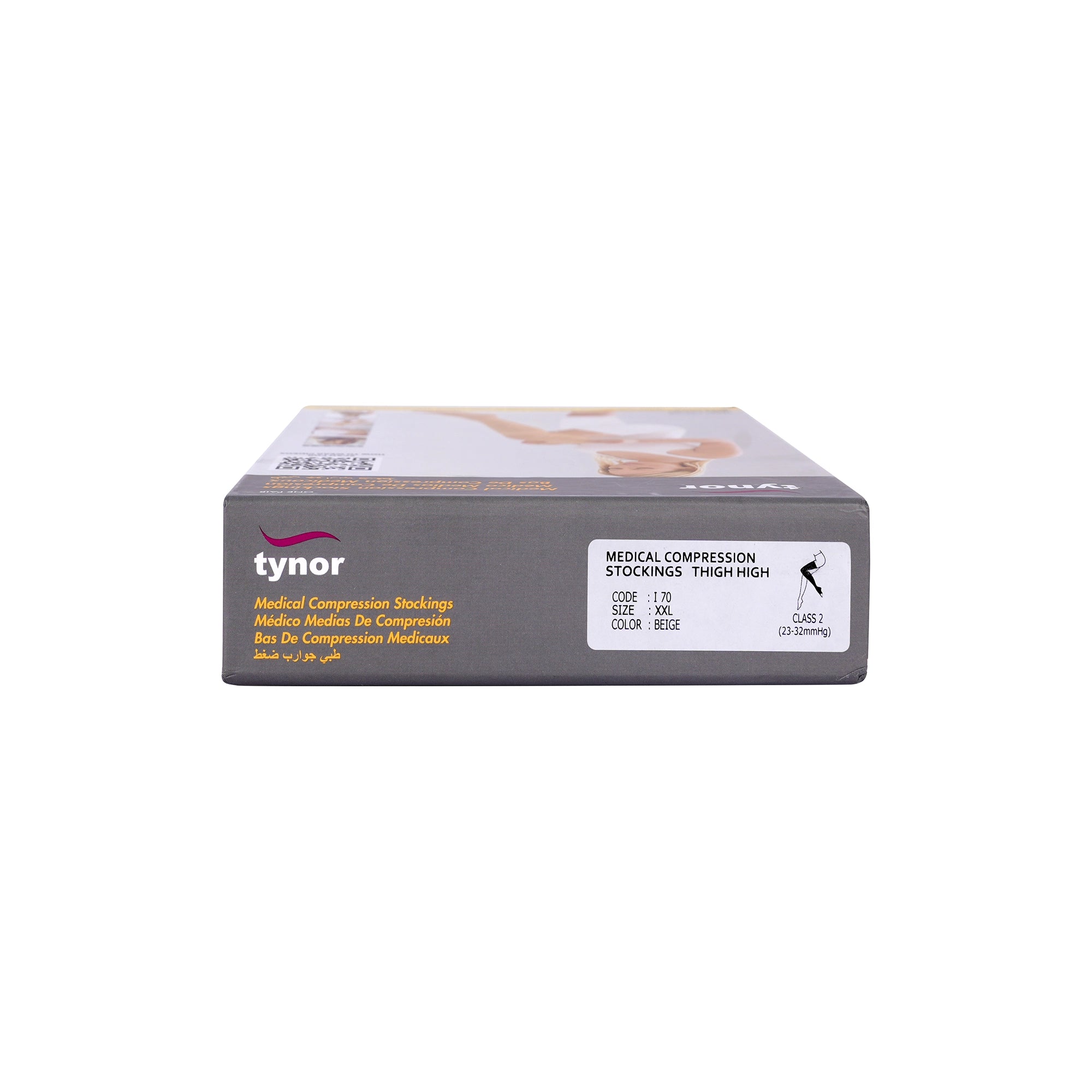 45190-Tynor Leg Stocking Medical Thigh High C2-I70 XXL +2