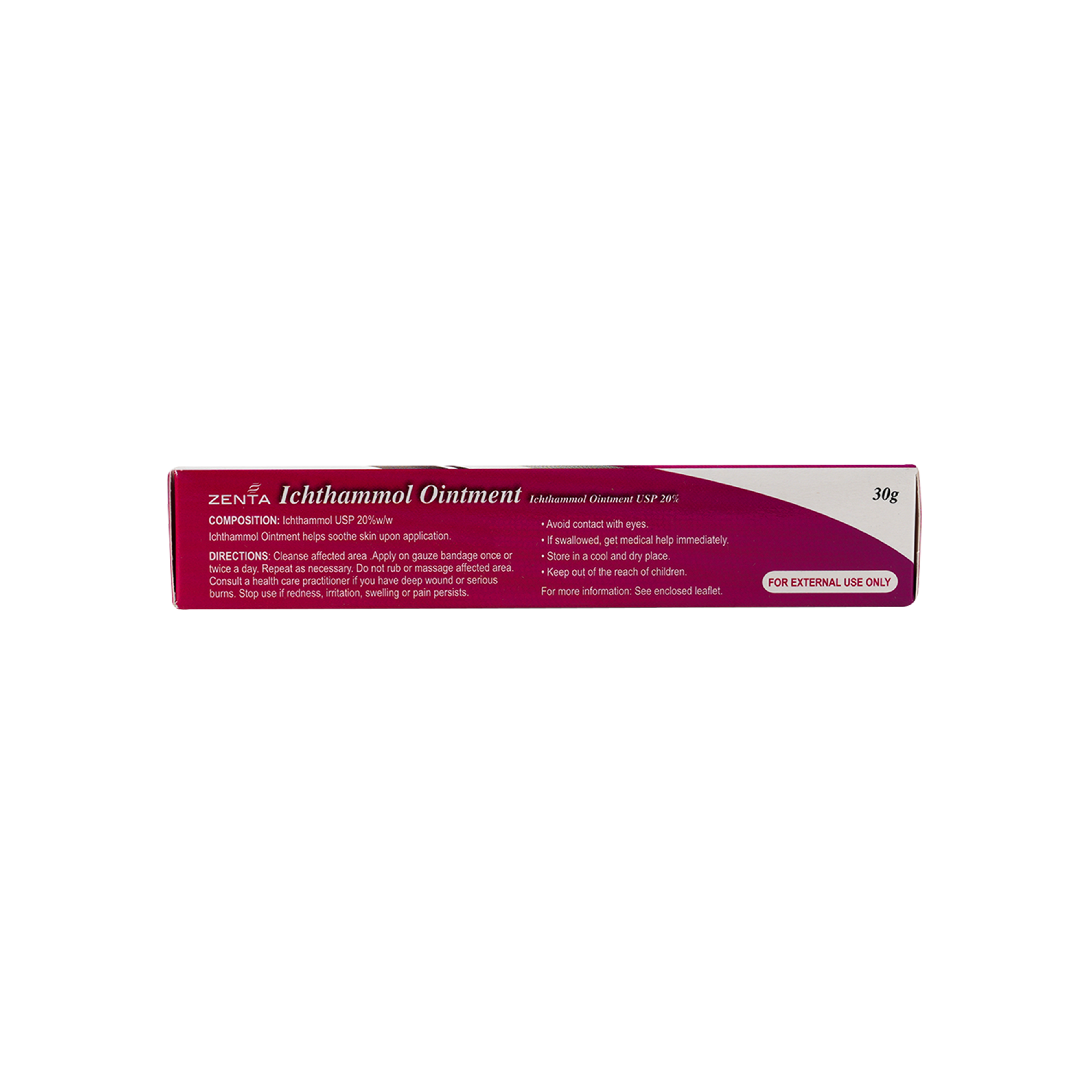 ZENTA ICHTHAMMOL 20% OINTMENT 30G