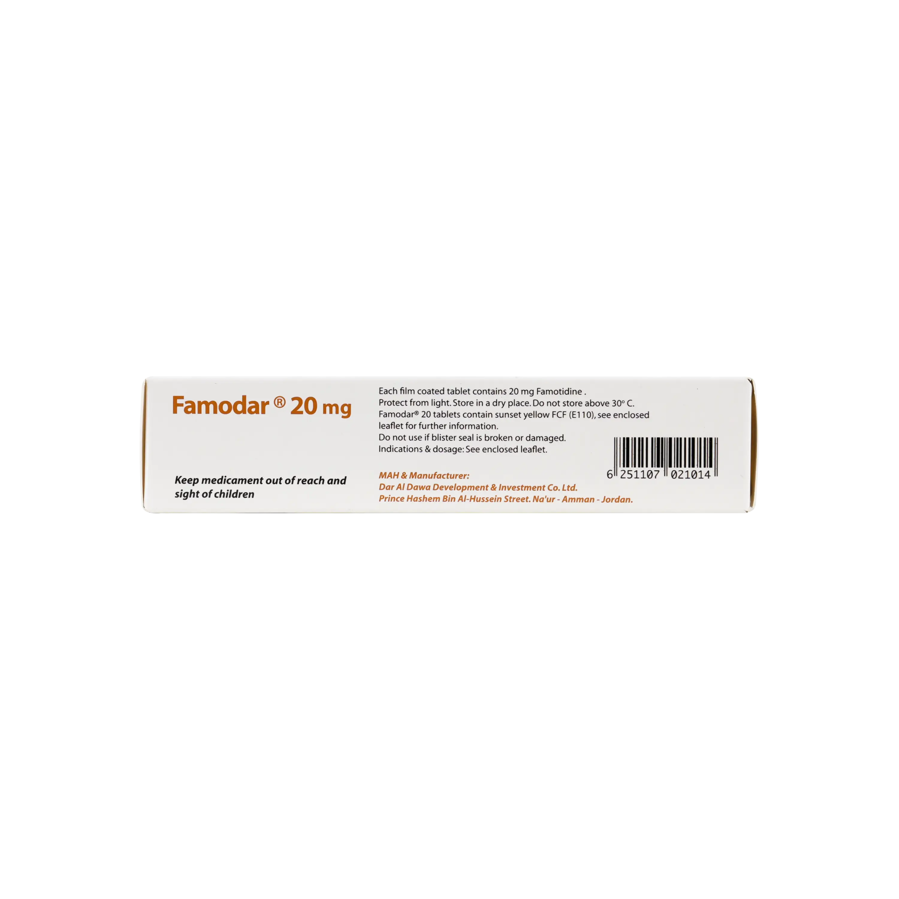 FAMODAR 20MG 20 TABLETS