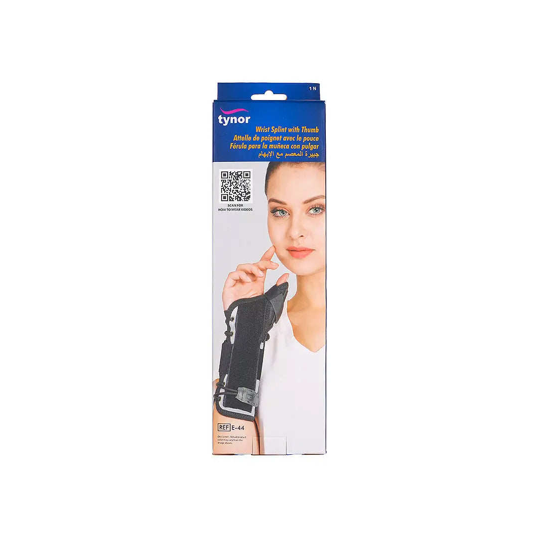 45296-Tynor Wrist Splint With Thumb-E44 S