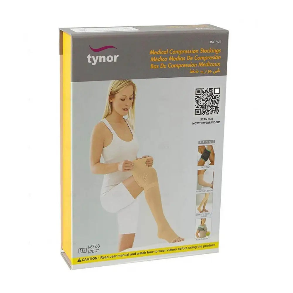 Tynor Leg Stocking Medical Thigh High C2-I70 S