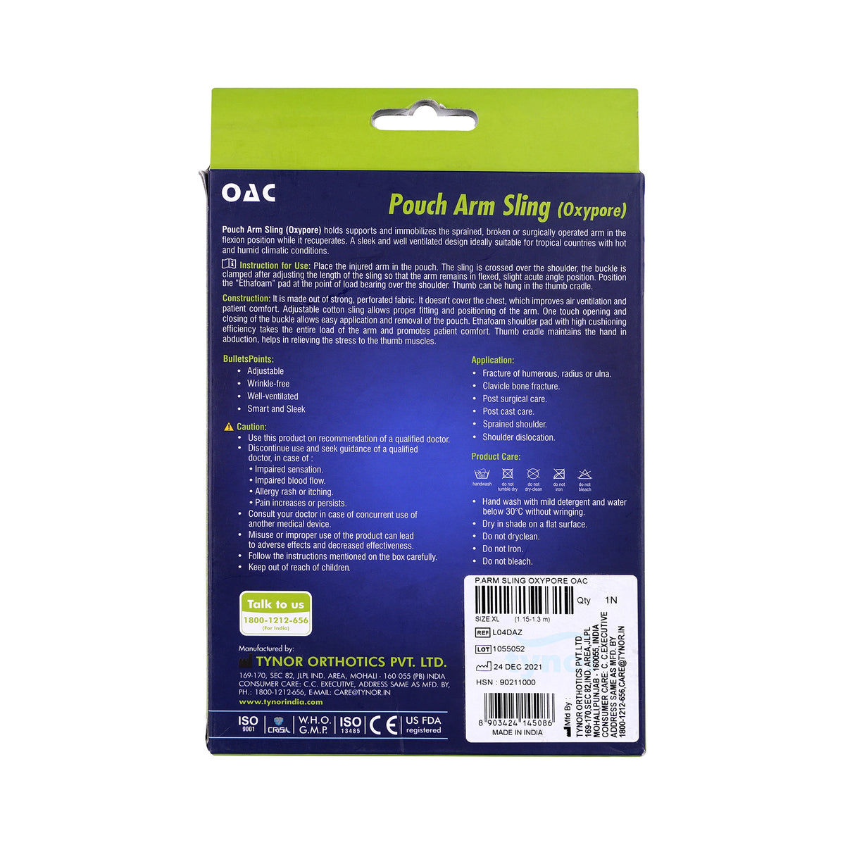 45309-Tynor Arm Sling Pouch OAC-L04 XL +1