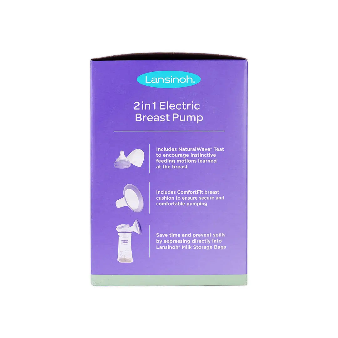 45353-Lansinoh 2 in 1 Electric Breast Pump +2