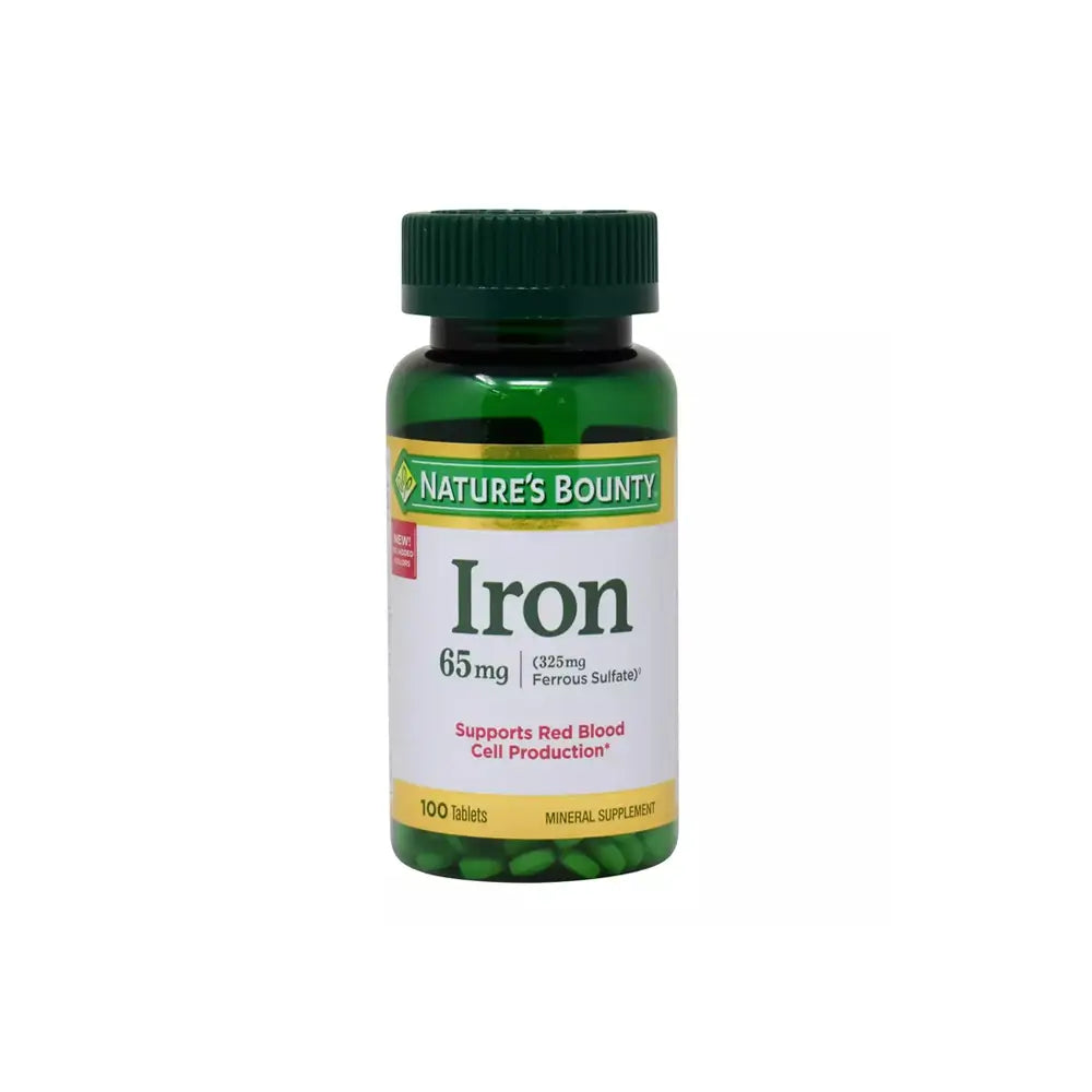 45364-NATURES BOUNTY IRON 65MG 100TAB