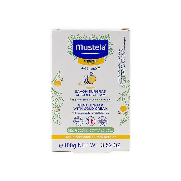 45467-Mustela Face &amp; Body Gentile Soap With Cold Cream 100ml