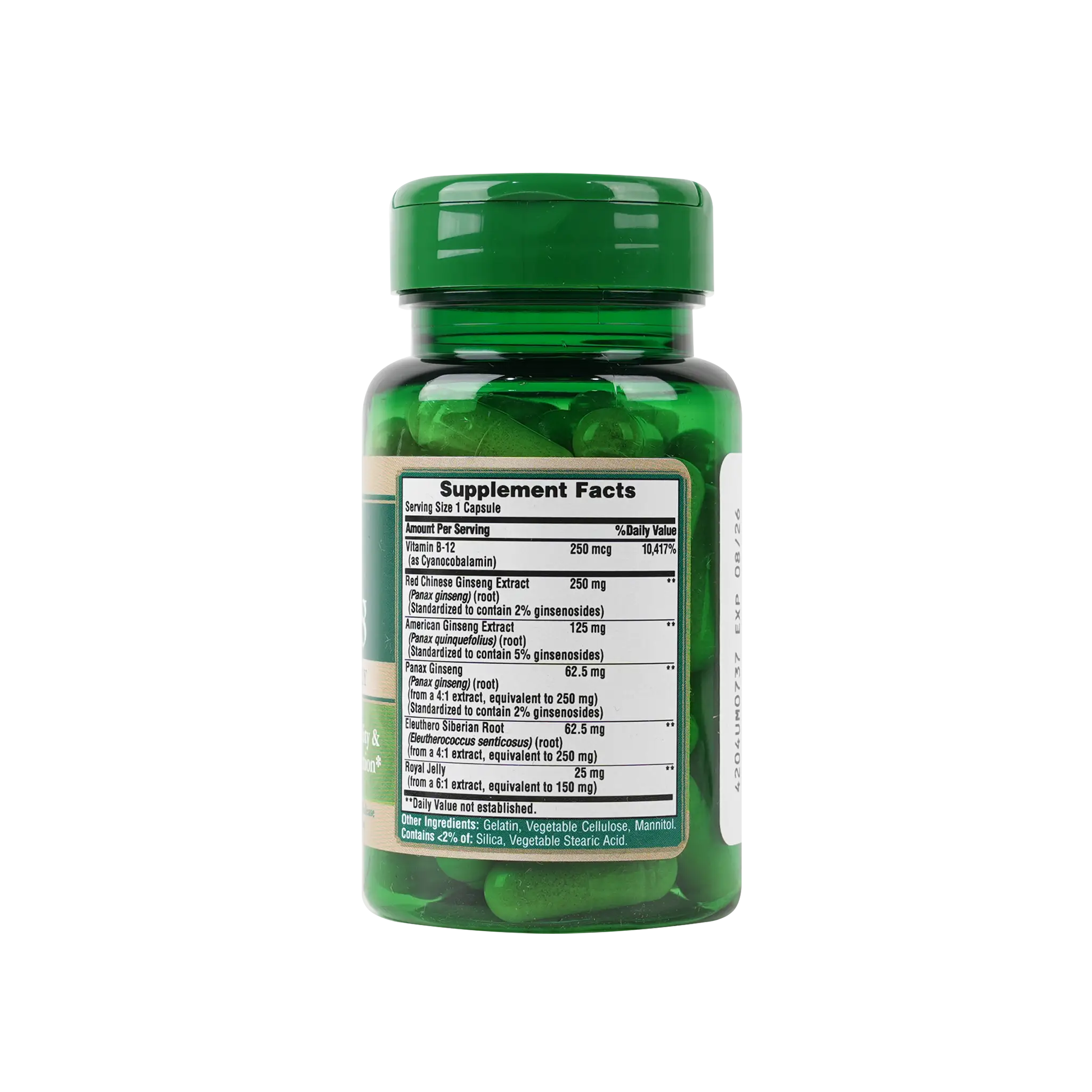 PURITANS PRIDE GINSENG COMPLEX 1000MG 50CAP