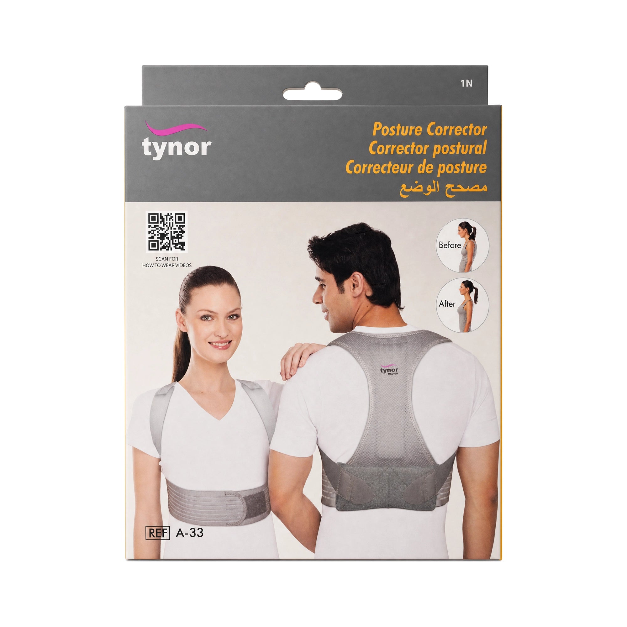 45476-Tynor Posture Corrector Belt-A33 CH 