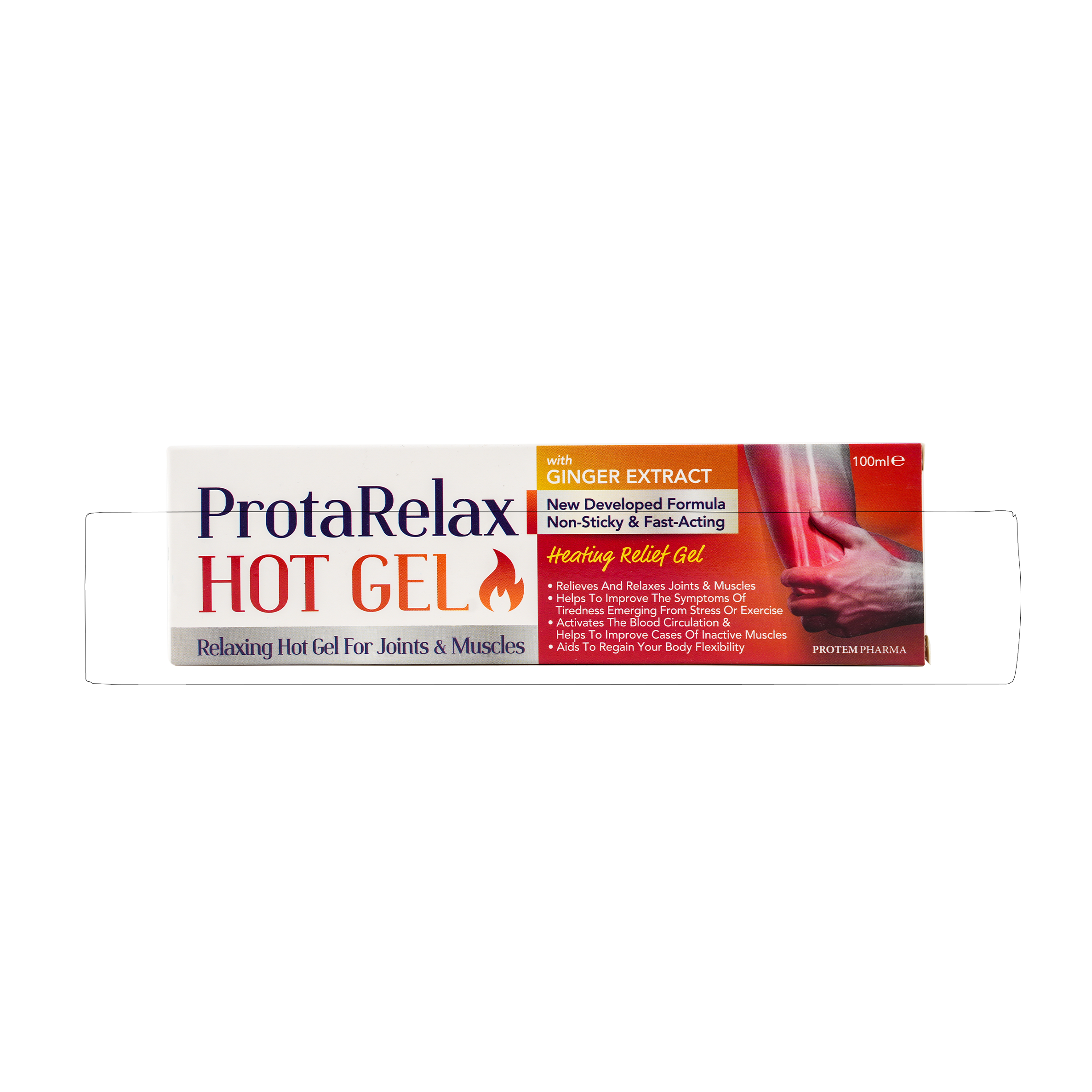 PROTEM PHARMA PROTA RELAX HOT GEL WITH GINGER 100ML