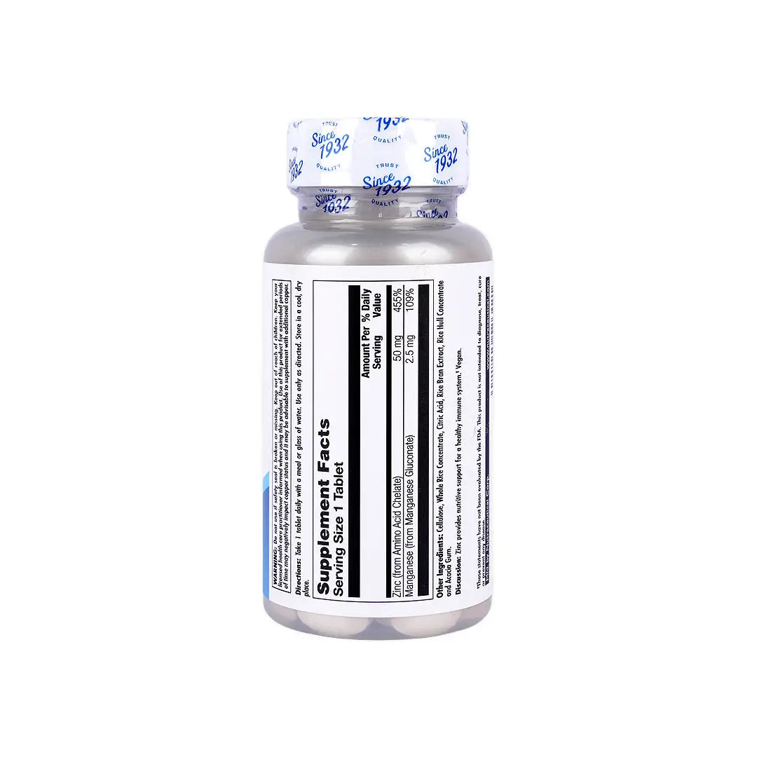 45510-KAL Zinc 50Mg Chelated 90Tab +2