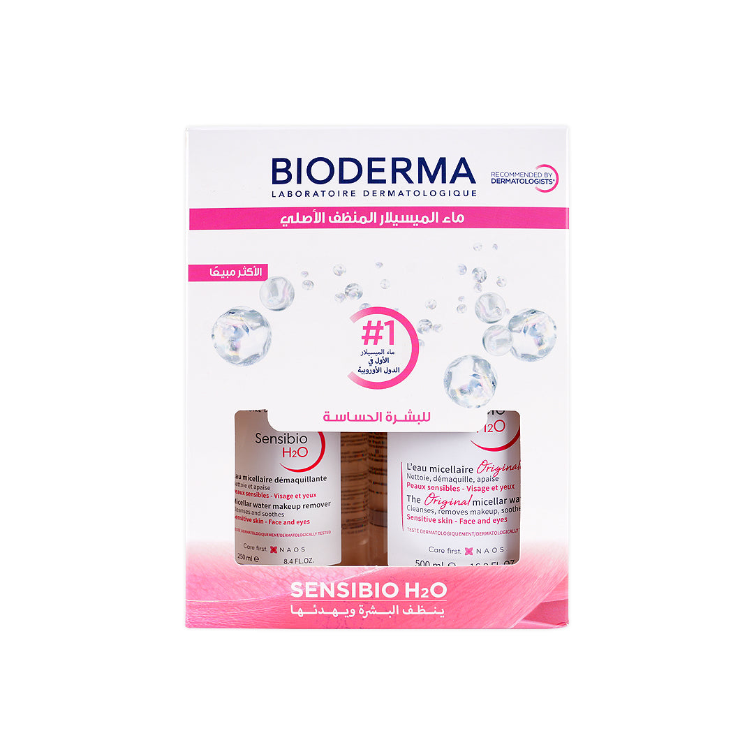 BIODERMA SENSIBIO H2O PUMP (500ML+250ML)-OFFER