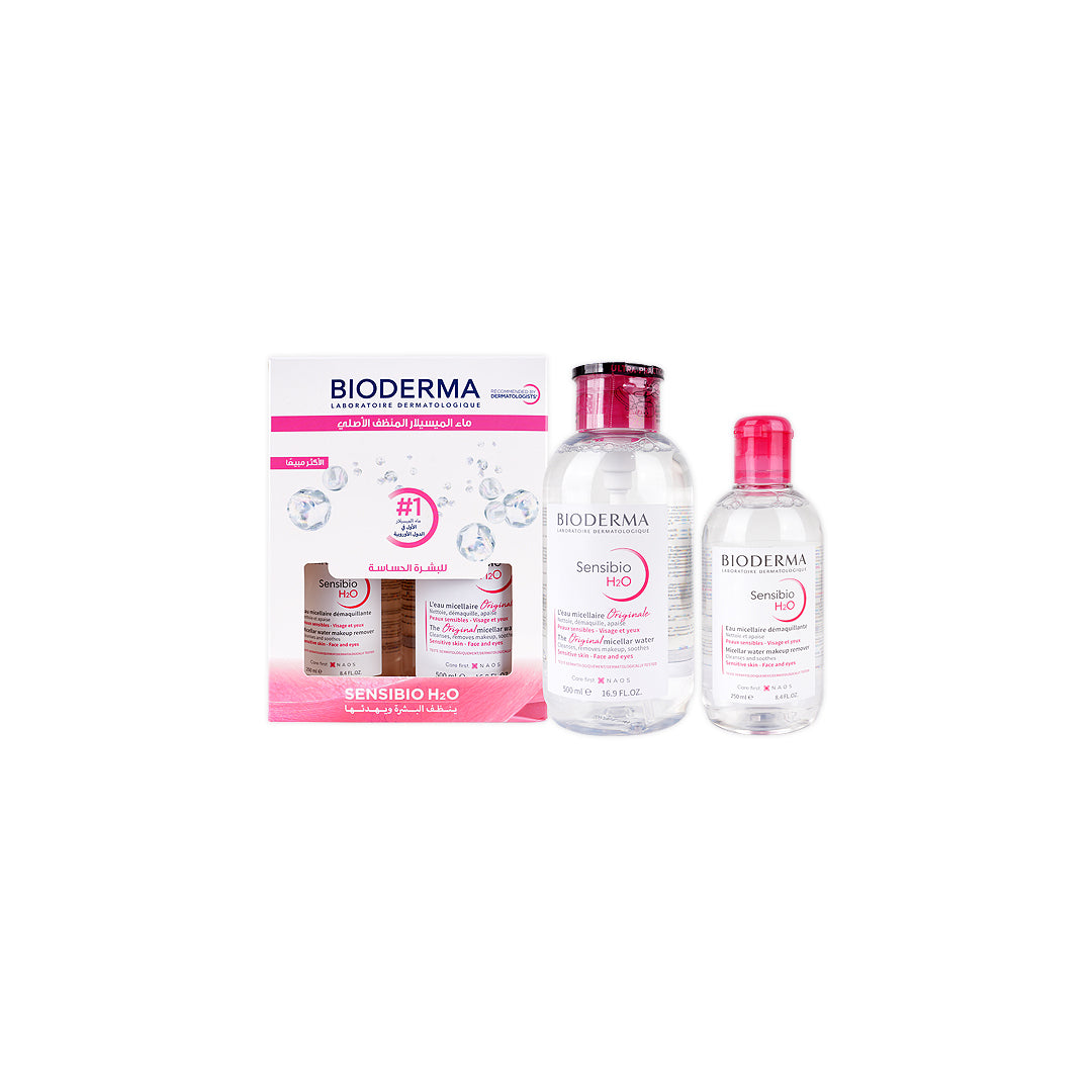 BIODERMA SENSIBIO H2O PUMP (500ML+250ML)-OFFER