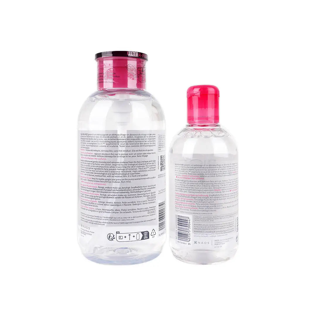 BIODERMA SENSIBIO H2O PUMP (500ML+250ML)-OFFER