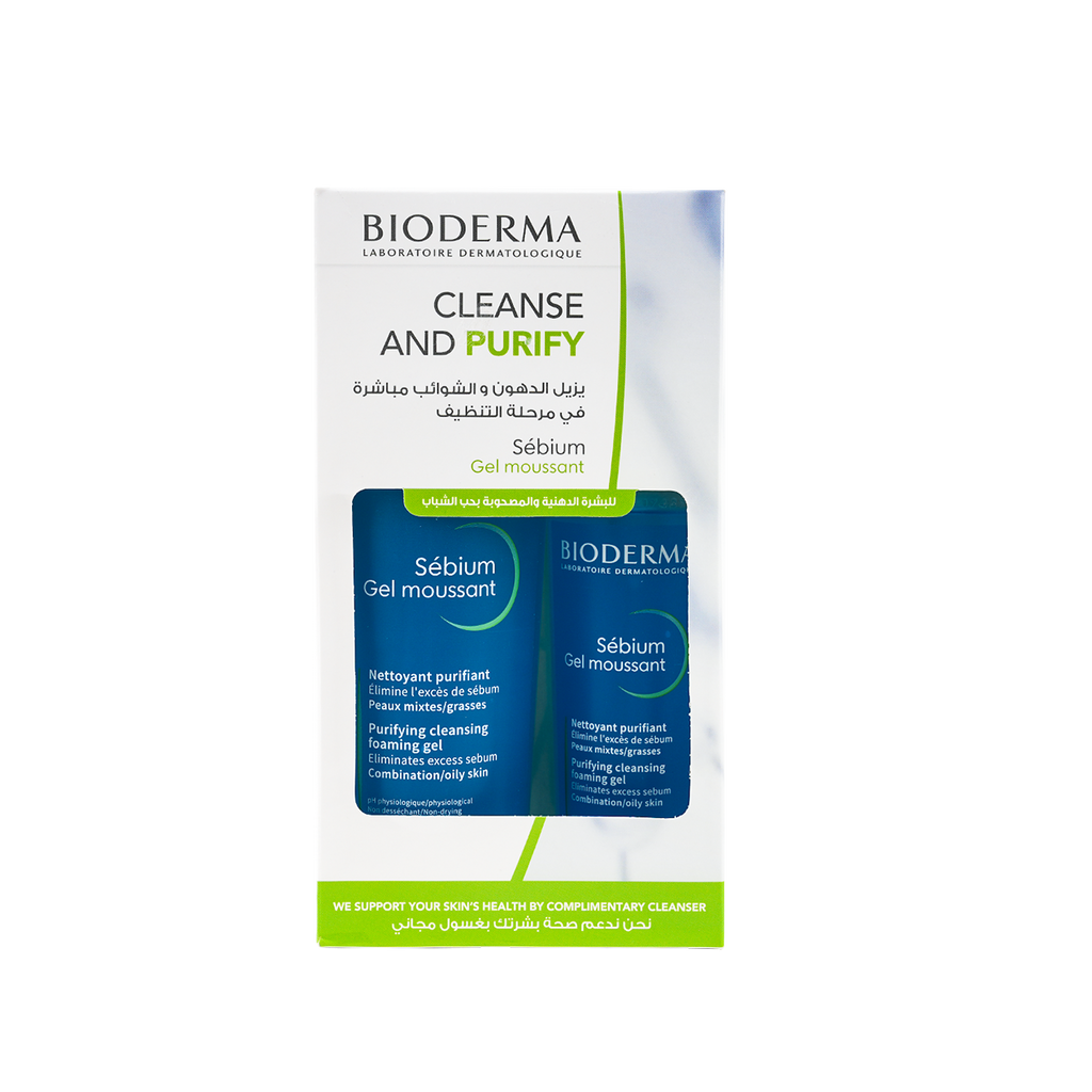 BIODERMA SEBIUM FOAMING GEL (500ML+200ML)-OFFER