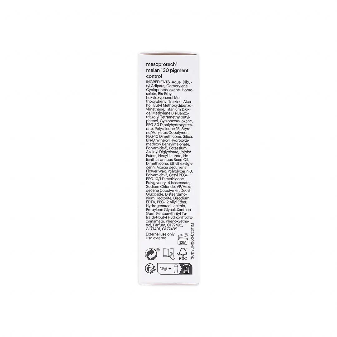 Mesoestetic Mesoptotech Melan 130 Pigment Control Tinted Emulsion 50 mL