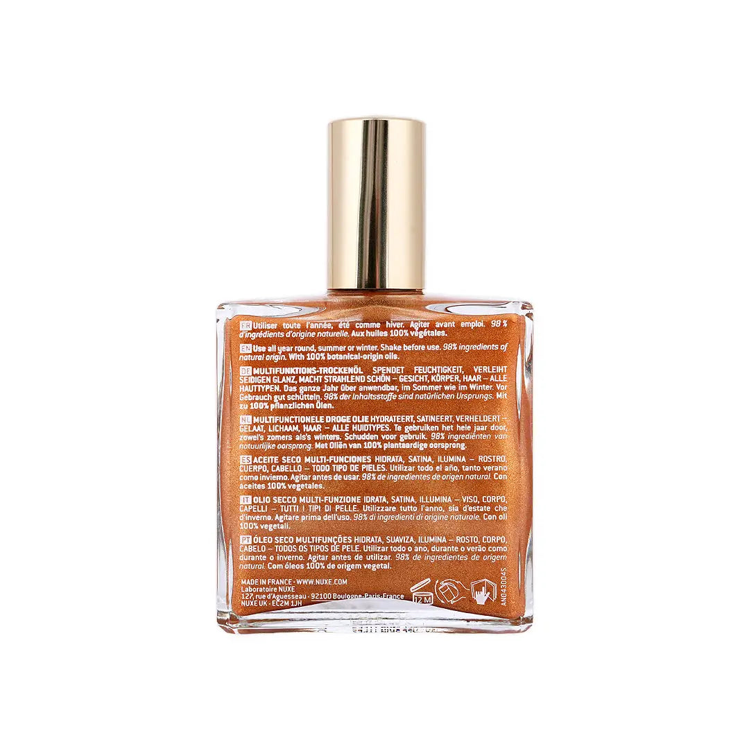 Nuxe Huile Prodigieuse Or Dry Oil Gold 100Ml +2