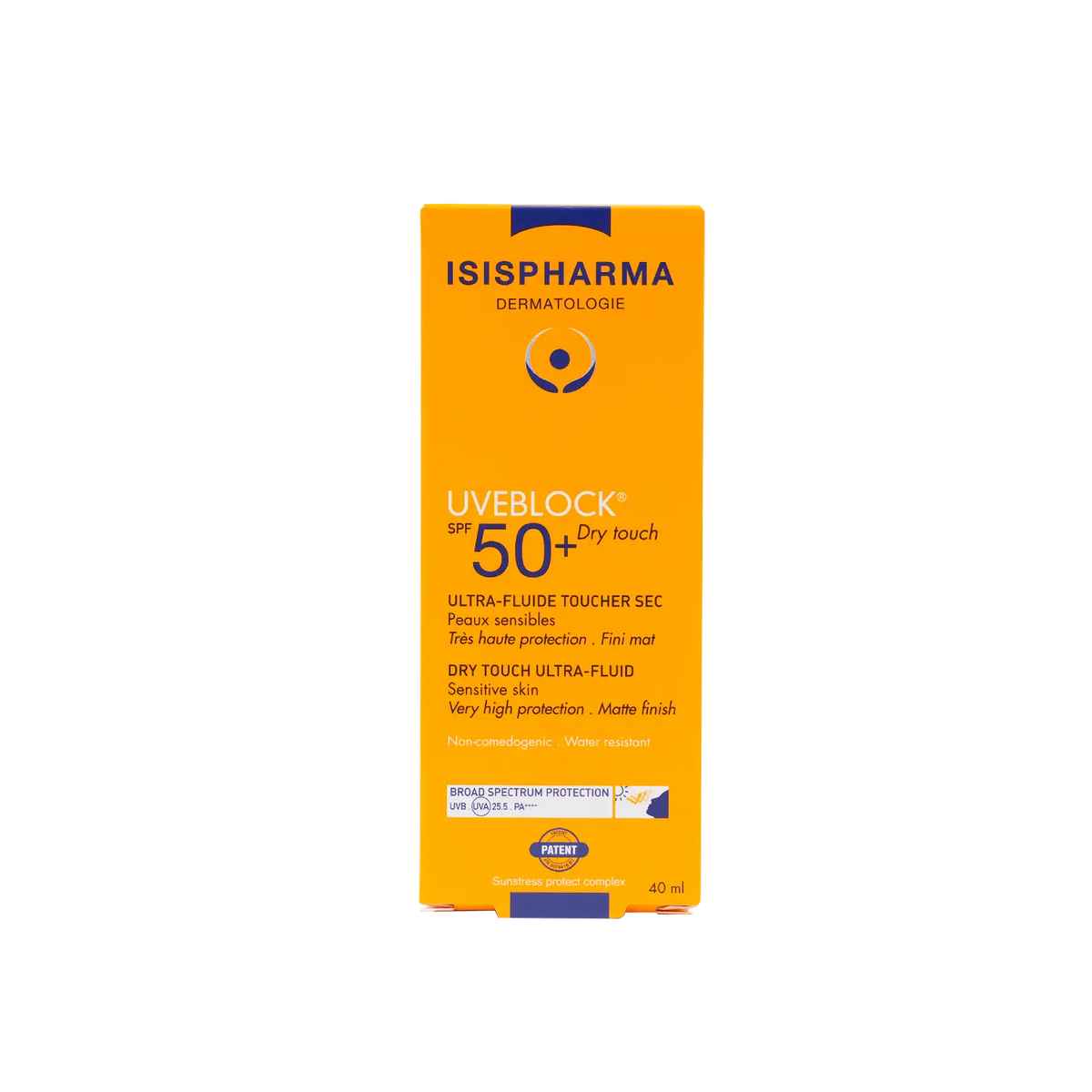 45547-ISIS Pharma UVeblock SPF50+Dry Touch Ultra-Fluid 40ml