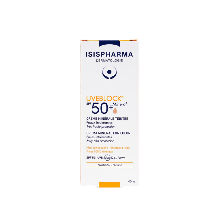 45548-ISIS Pharma UVeblock SPF50+Tinted Mineral Cream 40ml +3