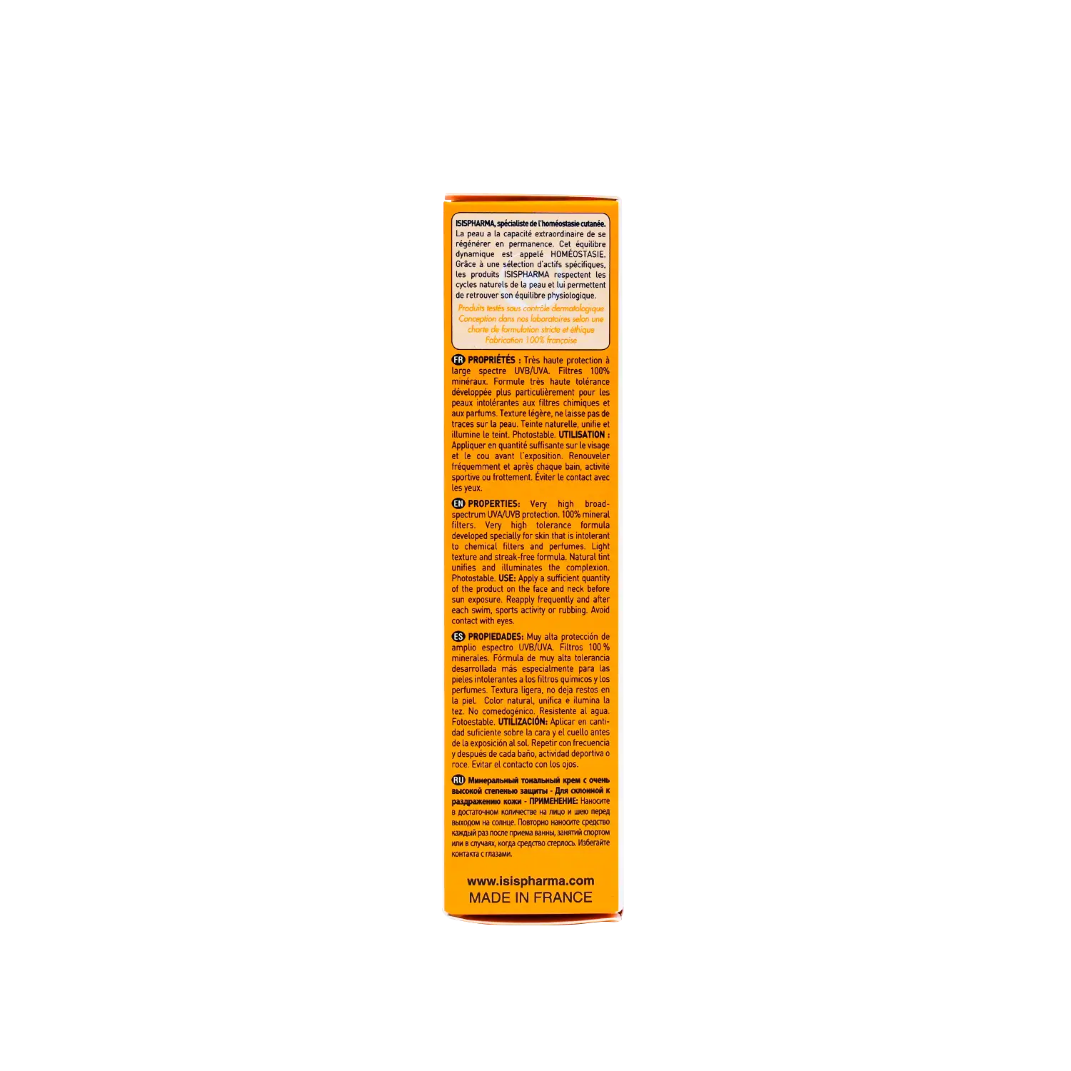 ISIS UVeblock SPF50 + Tinted Mineral Cream 40ml