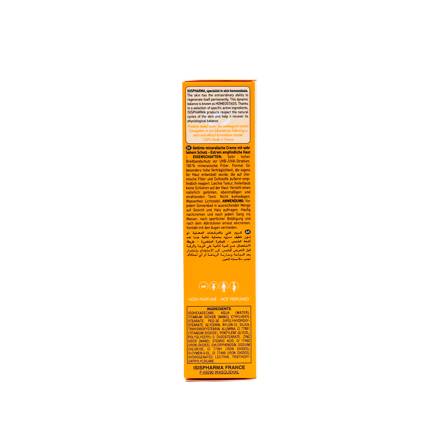 ISIS Uveblock Spf50+Tinted Mineral Cream 40ml