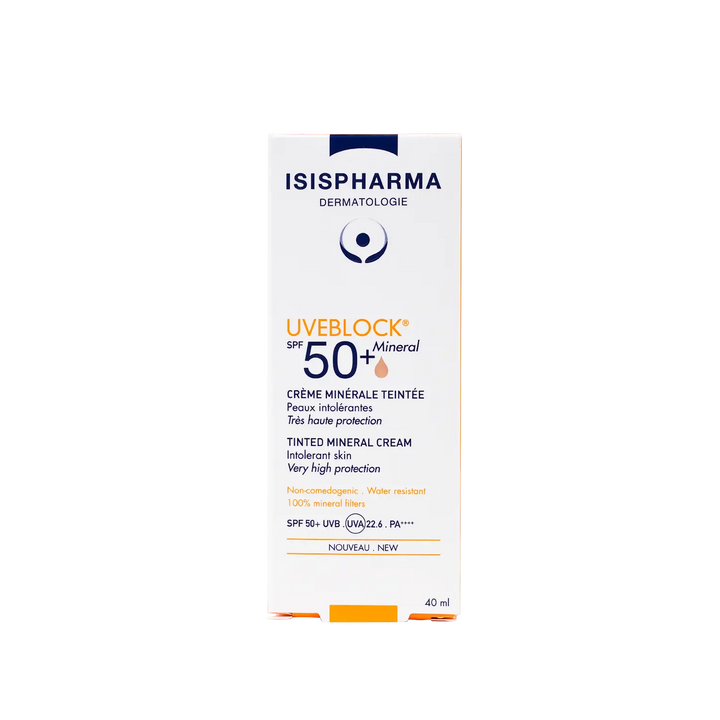 45548-ISIS Pharma UVeblock SPF50+Tinted Mineral Cream 40ml