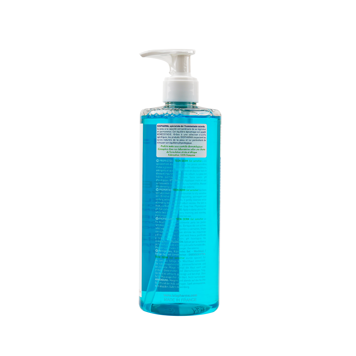 ISIS Teen Derm Sensitive Purifying Cleansing Gel 400ml