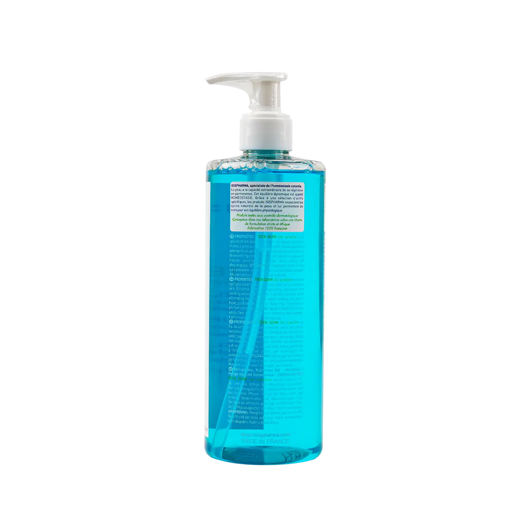 45550-ISIS Pharma Teen Derm Sensitive Purifying Cleansing Gel 400ml +1