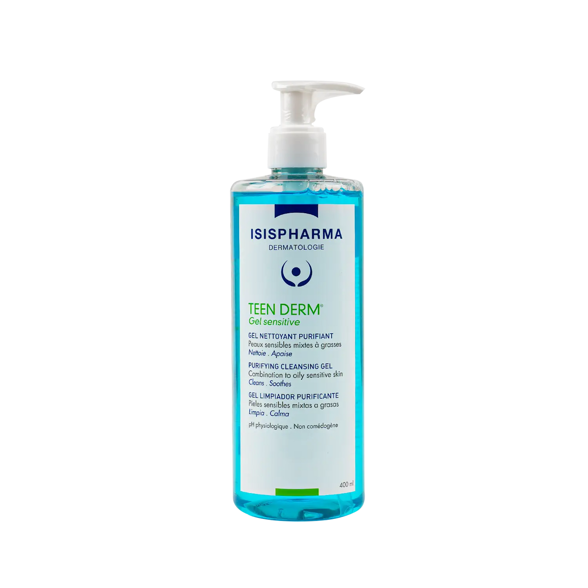 45550-ISIS Pharma Teen Derm Sensitive Purifying Cleansing Gel 400ml
