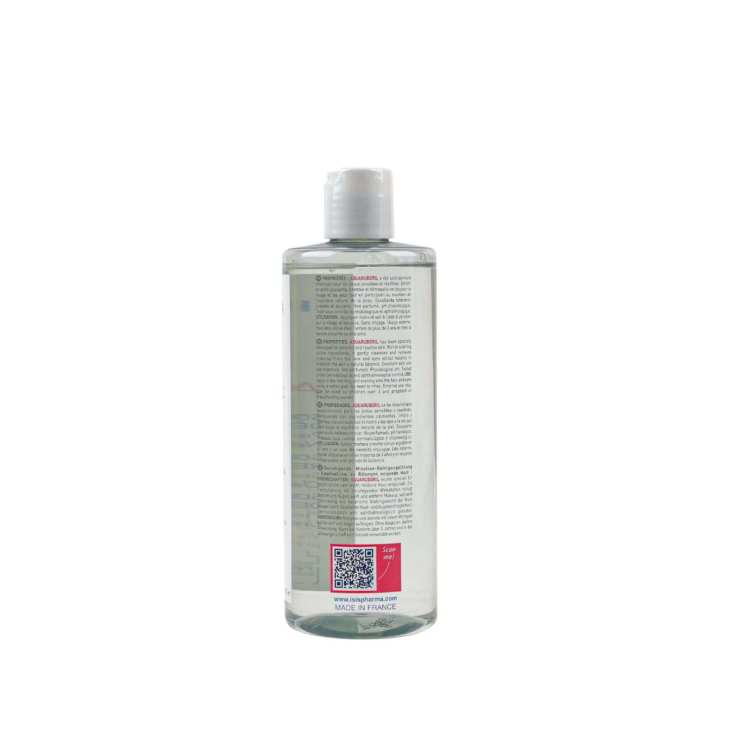 ISIS Aquaruboril Make-Up Remover 400ml