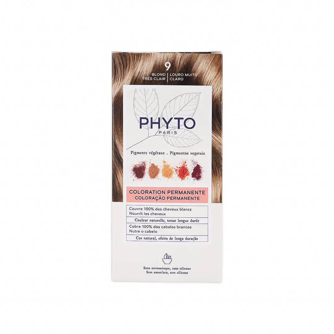 45575-Phyto Permanent Hair Color NO.9 - Very Light Blonde +1