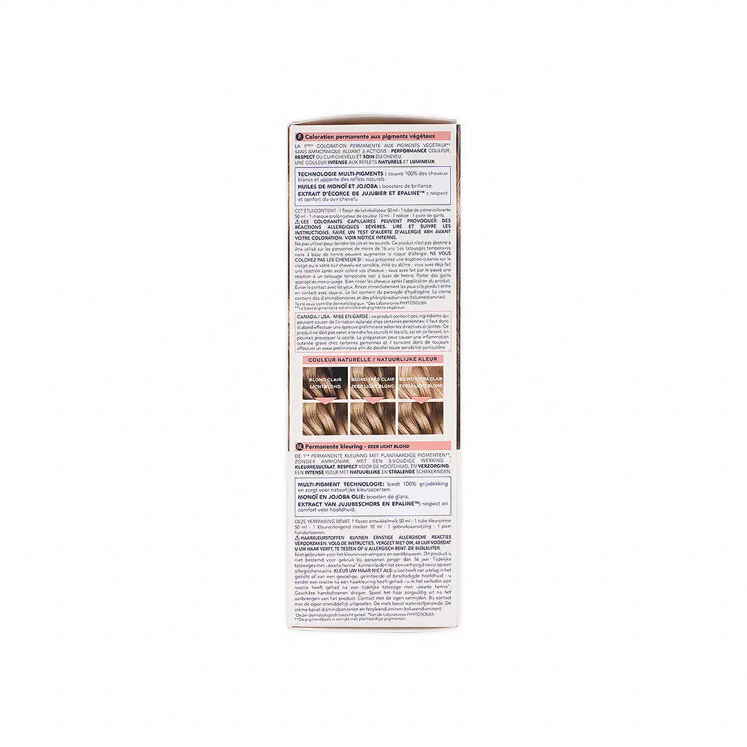 Phyto Permanent Hair Color NO.9 - Very Light Blonde