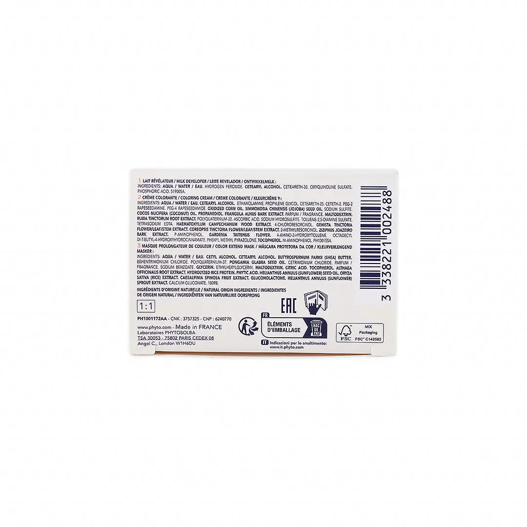 Phyto Permanent Hair Color NO.9 - Very Light Blonde