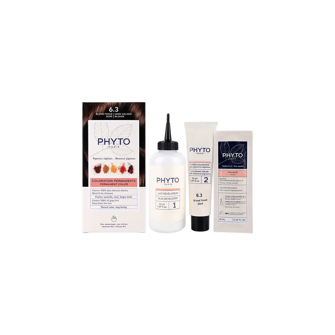 45576-Phyto Permanent Hair Color NO.6.3 - Golden Dark Blonde +0