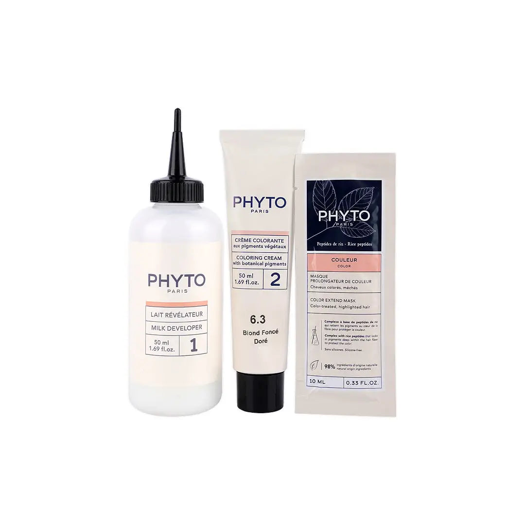 45576-Phyto Permanent Hair Color NO.6.3 - Golden Dark Blonde +2
