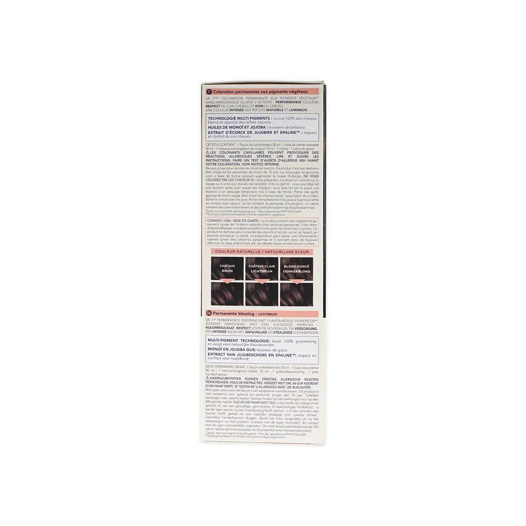 Phyto Permanent Hair Color NO.5 - Light Brown