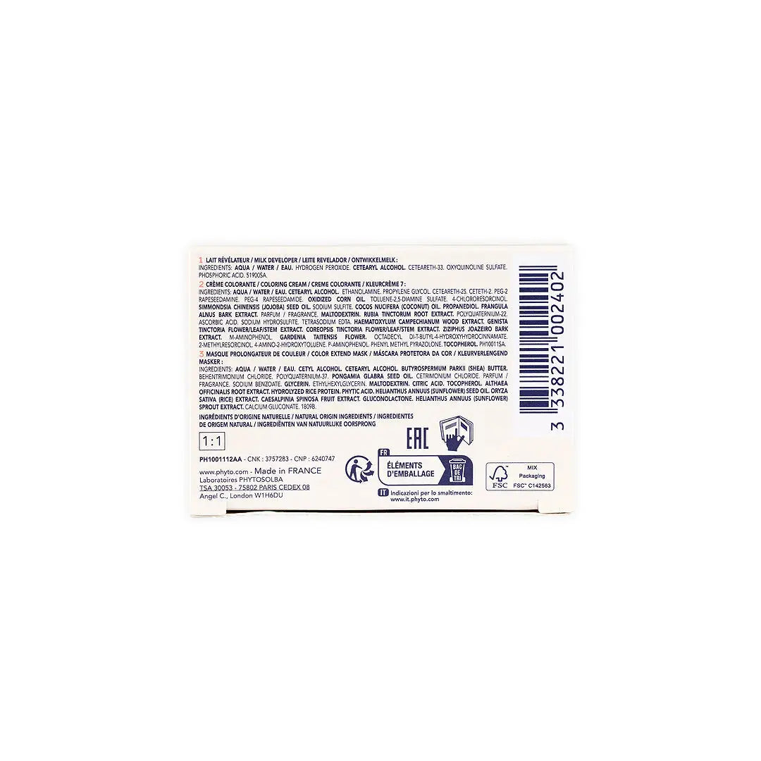 45579-Phyto Permanent Hair Color NO.7 - Blonde +4