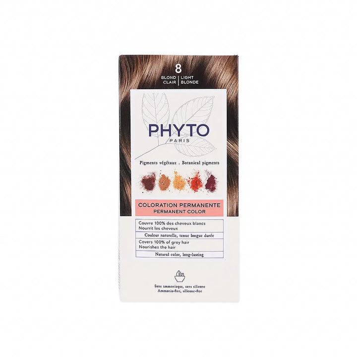 45582-Phyto Permanent Hair Color NO. 8 - Light Blonde +1