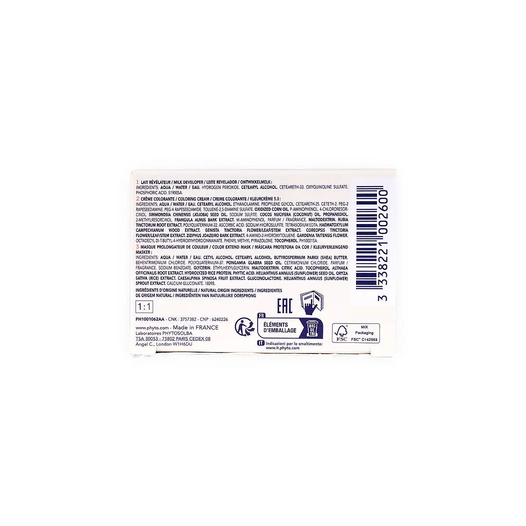 Phyto Permanent Hair Color NO. 5.3 - Light Golden Brown